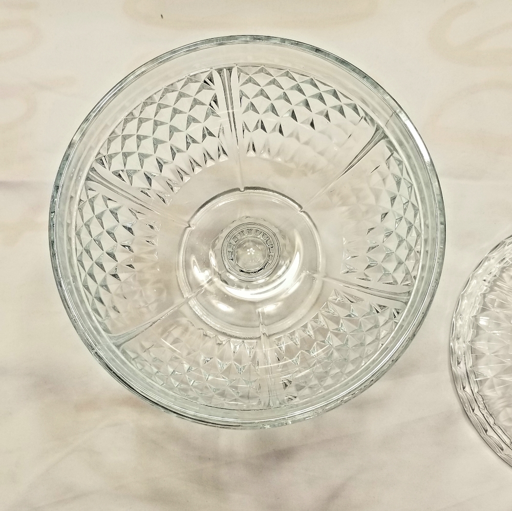 NIB Crystal Clear "Buckingham" Candy Dish - Picture 4 of 6